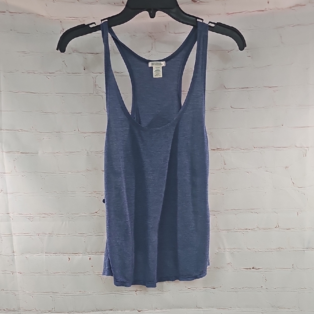 Bozzolo Blue Sleeveless Tank Top